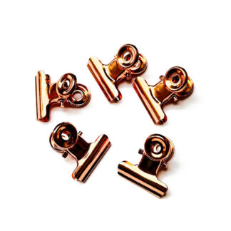 Bulldogclip rosé - 48stks