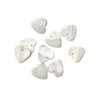 Parelmoer hartje - 100stks