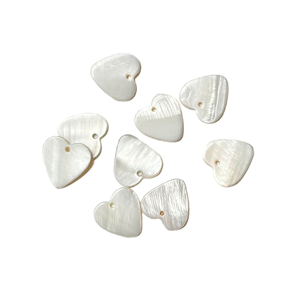 Parelmoer hartje - 100stks